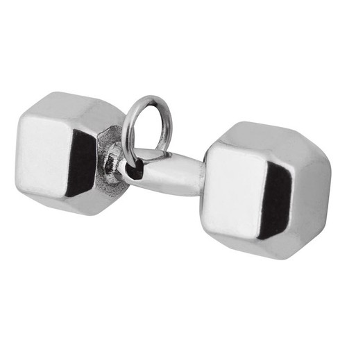 PENDENTIF ACIER POIDS 12x37 mm