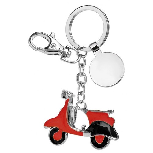 PORTE-CLÉS VESPA ROUGE- SANS BOÎTE