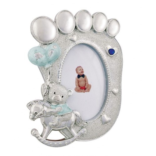 CADRE PHOTO EMPREINTE AZUR MM.40X65