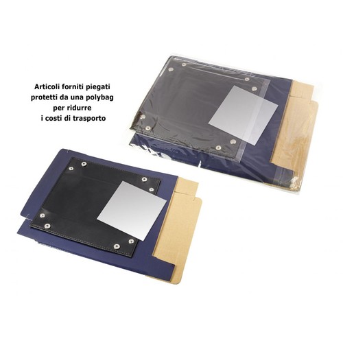 VIDE-POCHE EN PU 10x10cm  AVEC PLAQUE thumbnail 5