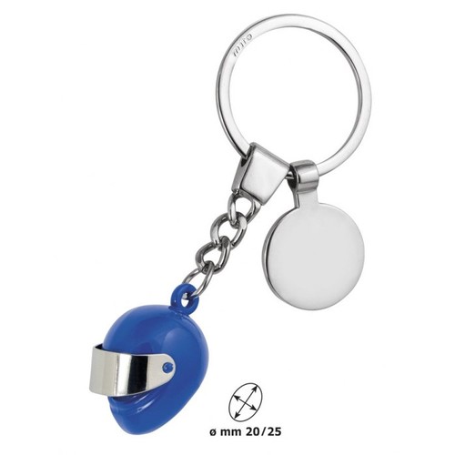 porte-cles-casque-petit-bleu-chrome-personnalisable-490437-89