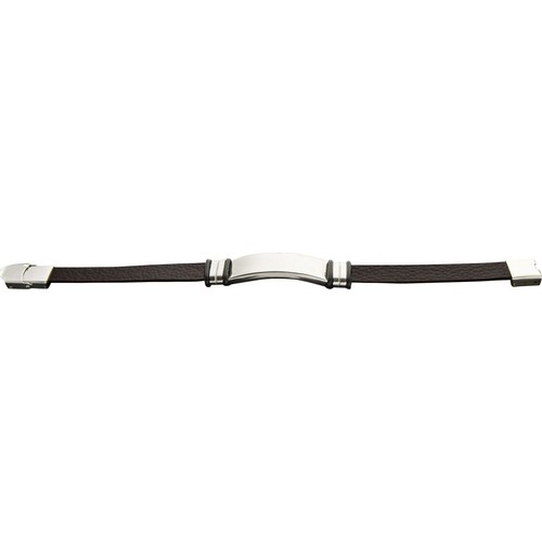 BRACELET D'ACIER ET NOIR