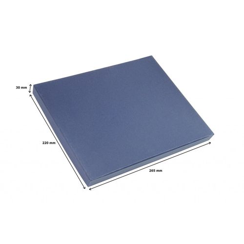 BOITE BLEUE-INTERIEUR NOIR 256x207x25mm thumbnail 4