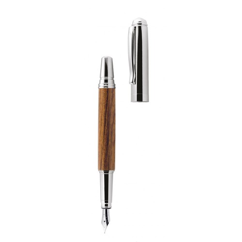 STILOGRAPHE EN BOIS ET CHROMÉ thumbnail 4