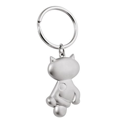 PORTE-CLÉS CHAT- SATINÉ