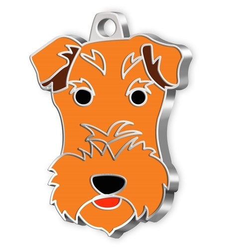 MEDAILLE CHIEN FOX TERRIER FAUVE