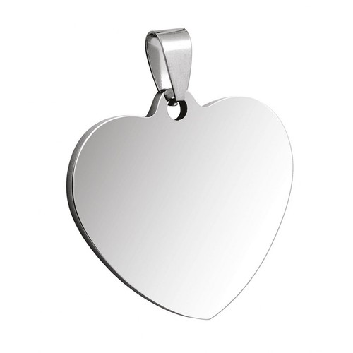 PENDENTIF ACIER ROND d20mm