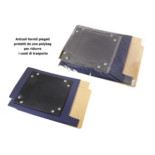 VIDE-POCHE NOIR EN PU 15X15 cm thumbnail 5