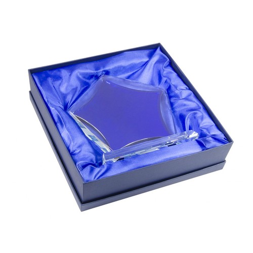 TROPHÉE EN VERRE ÉTOILE BLEUE thumbnail 6