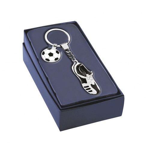 PORTE-CLÉ CHAUSSURE FOOTBALL NOIR BLANC thumbnail 5