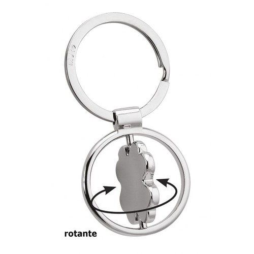 PORTE-CLEFS QUADRIFOGLIO ROTATIF thumbnail 4