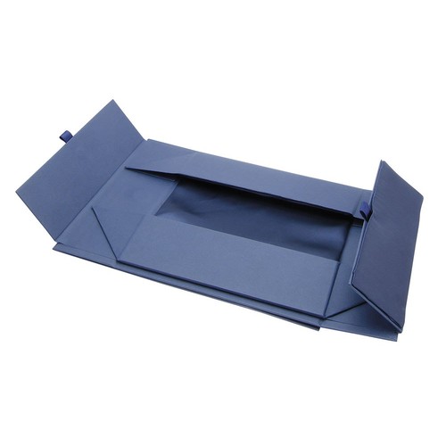 Boîte pliable bleue 280x230x80 mm thumbnail 5