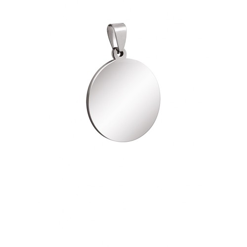 PENDENTIF ACIER ROND DIAM. 30 mm