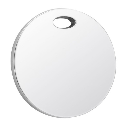 PLAQUETTE BRILLANTE AVEC TROU diam. 30 m
