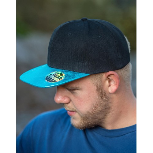 Bronx Glitter Flat Peak Snapback Cap thumbnail 7