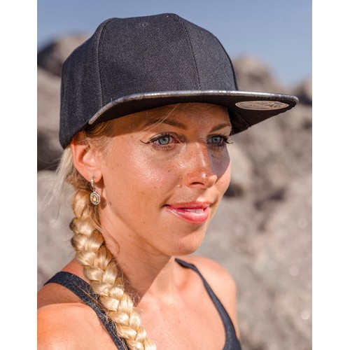 Bronx Glitter Flat Peak Snapback Cap thumbnail 4