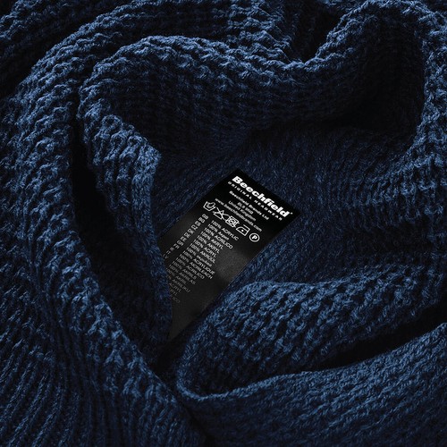Classic Waffle Knit Scarf thumbnail 4