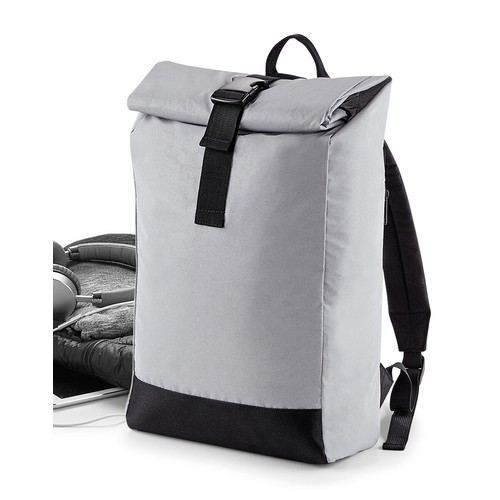 Reflective Roll-Top Backpack thumbnail 5