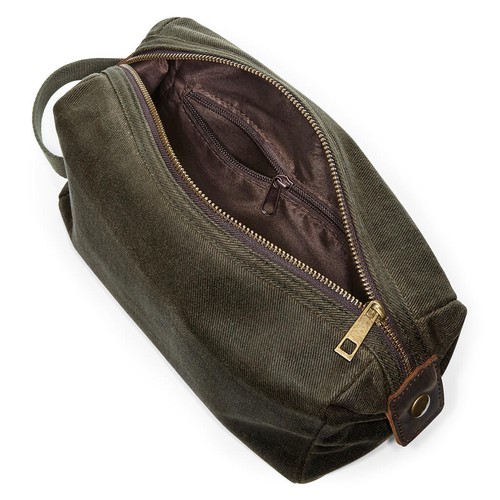 Heritage Waxed Canvas Wash Bag thumbnail 7