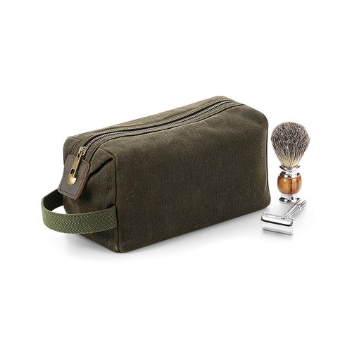 Heritage Waxed Canvas Wash Bag thumbnail 6