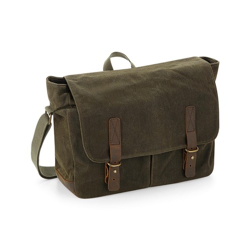 Heritage Waxed Canvas Messenger thumbnail 4