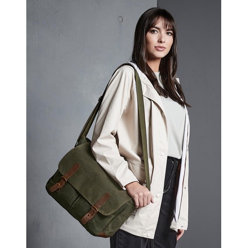 Heritage Waxed Canvas Messenger thumbnail 6