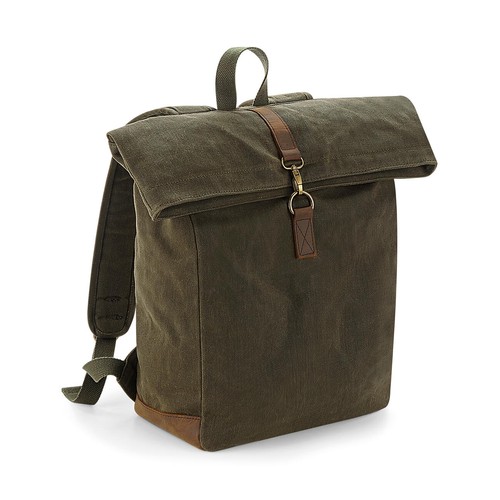 Heritage Waxed Canvas Backpack thumbnail 9