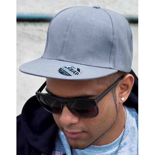 Bronx Original Flat Peak Snap Back Cap - 4