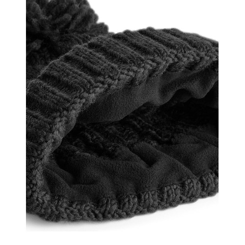 Cable Knit Melange Beanie thumbnail 6