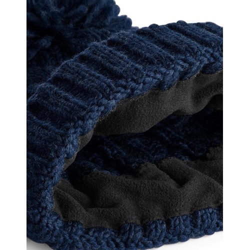 Cable Knit Melange Beanie thumbnail 7