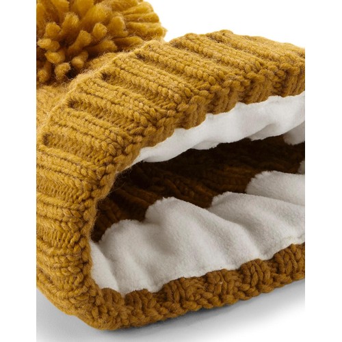 Cable Knit Melange Beanie thumbnail 4