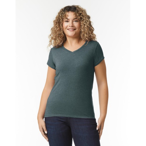 Gildan Ladies Softstyle V-Neck T-Shirt thumbnail 7