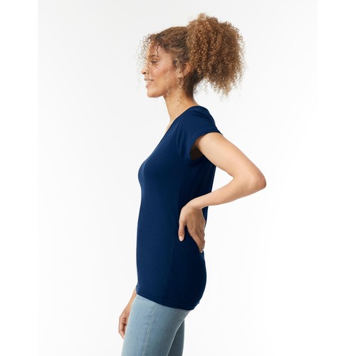 Gildan Ladies Softstyle V-Neck T-Shirt thumbnail 4