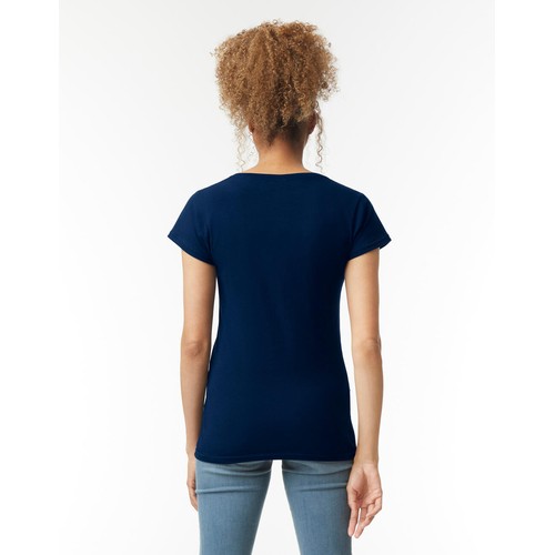 Gildan Ladies Softstyle V-Neck T-Shirt thumbnail 5
