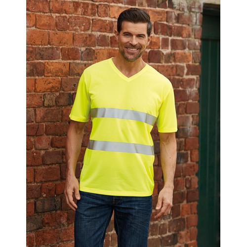Fluo Super Light V-Neck T-Shirt - 1