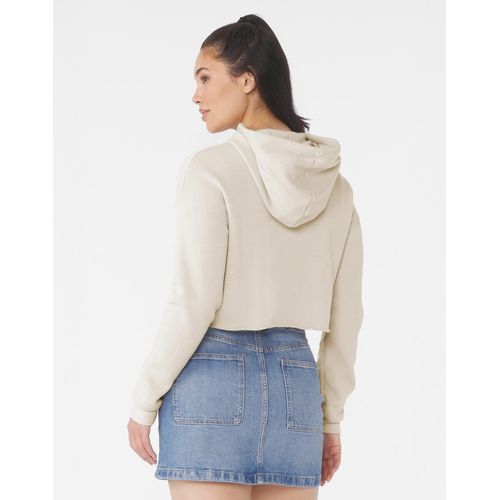 Women`s Cropped Fleece Hoodie - 6
