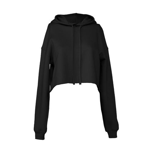 Women`s Cropped Fleece Hoodie - 8