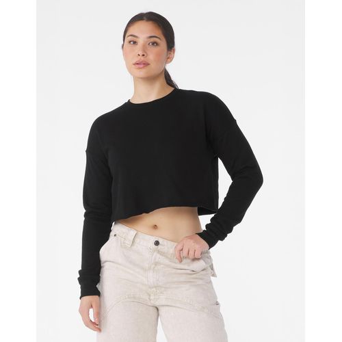 Women`s Cropped Crew Fleece - 5