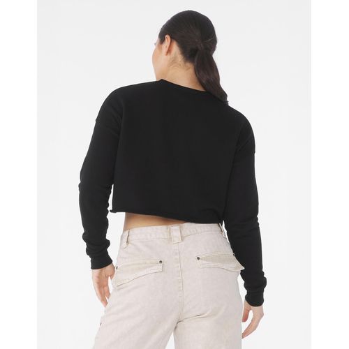 Women`s Cropped Crew Fleece - 7