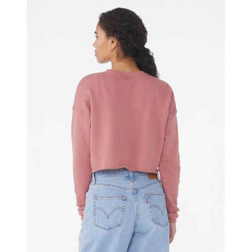 Women`s Cropped Crew Fleece - 3