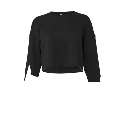 Women`s Cropped Crew Fleece - 8