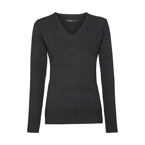 Ladies’ V-Neck Knitted Pullover thumbnail 6