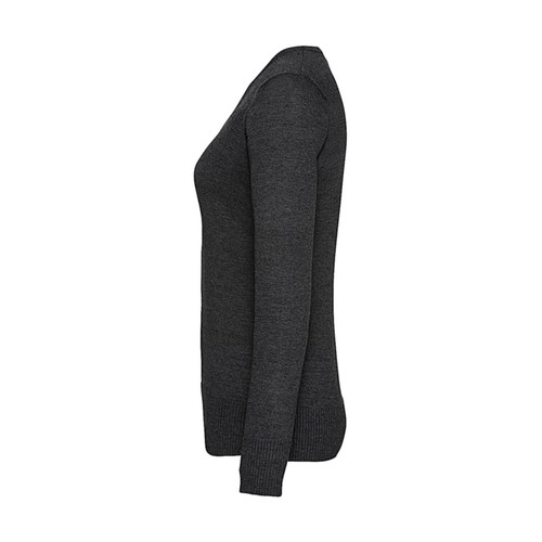 Ladies’ V-Neck Knitted Pullover thumbnail 7