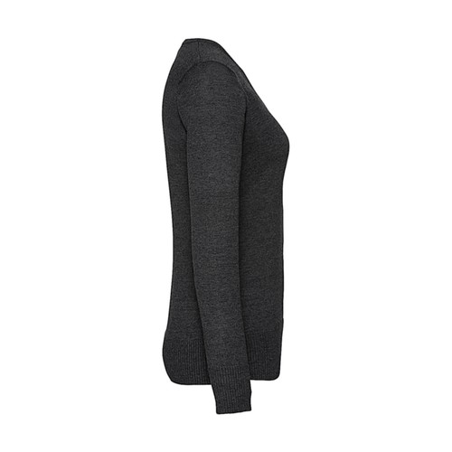 Ladies’ V-Neck Knitted Pullover thumbnail 9