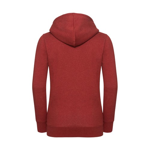 Ladies` Authentic Melange Hooded Sweat - 4