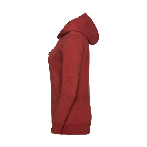 Ladies` Authentic Melange Hooded Sweat - 3