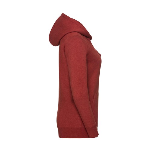 Ladies` Authentic Melange Hooded Sweat - 5