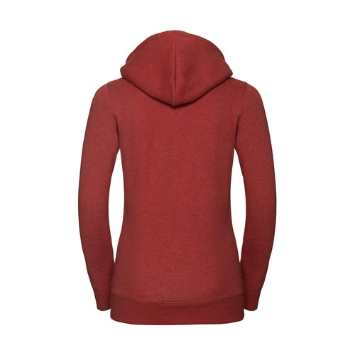 Ladies` Authentic Melange Zipped Hood Sweat - 4