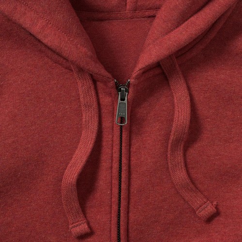 Ladies` Authentic Melange Zipped Hood Sweat - 6