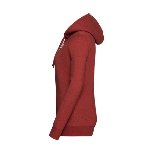 Ladies` Authentic Melange Zipped Hood Sweat - 3